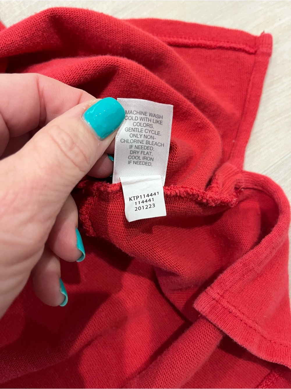 pure jill Red Soft-Touch Cotton Women’s Tunic Long Sleeved Top - Picture 7 of 10